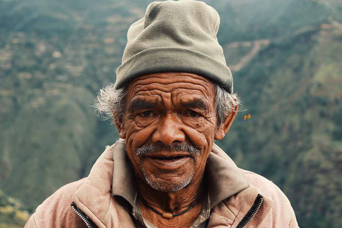 An old nepali man